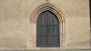 Portal der Erlbacher Kirche | Foto: W. Frech